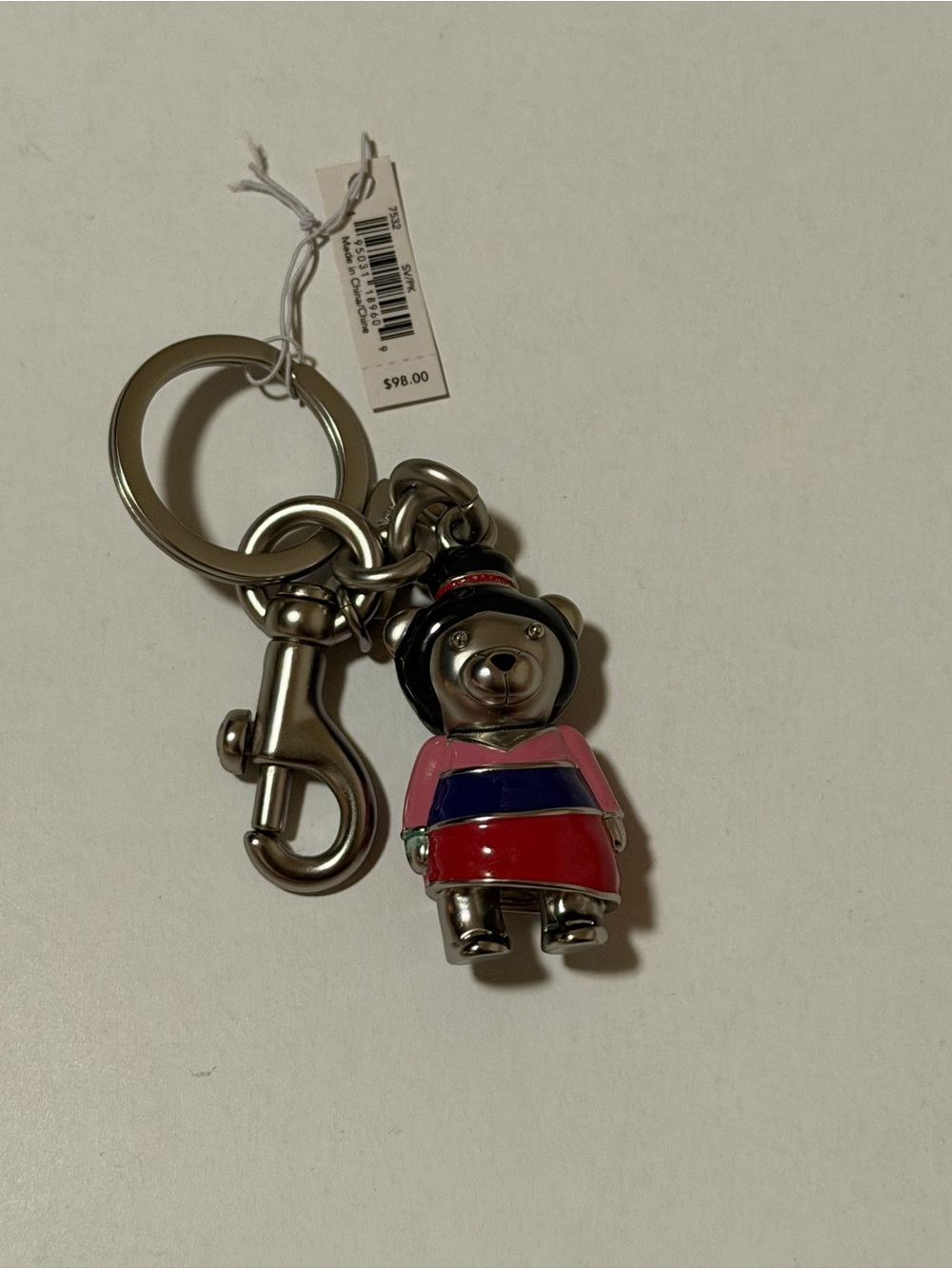 Coach Disney Mulan Bear Keychain